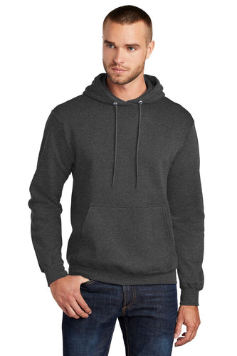 Port & Company Tall Core Fleece Pullover Hooded Sweatshirt PC78HT Dark Heather Grey