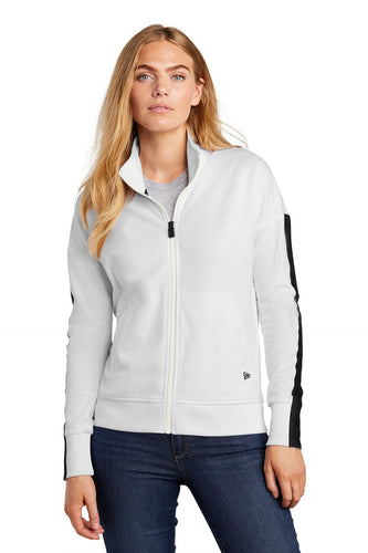 New Era Ladies Track Jacket LNEA650 White/ Black