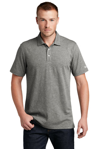 New Era Slub Twist Polo NEA301 Shadow Grey Twist