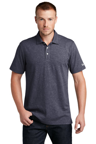 New Era Slub Twist Polo NEA301 True Navy Twist
