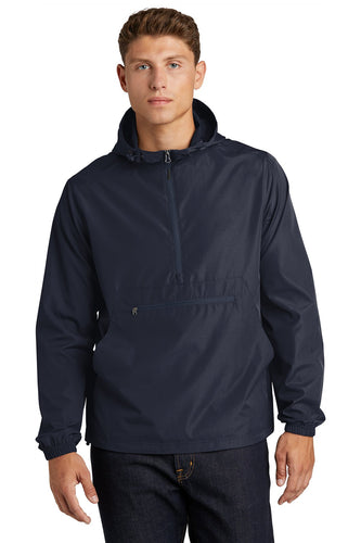 Sport-Tek Packable Anorak JST66 True Navy