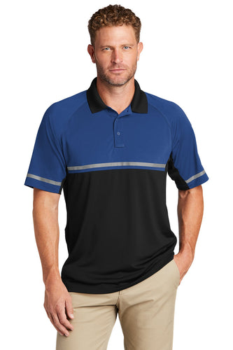 CornerStone Select Lightweight Snag-Proof Enhanced Visibility Polo CS423 Royal/ Black