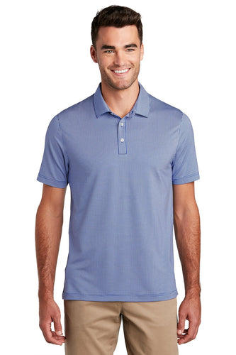 Port Authority Gingham Polo K646 True Royal/ White