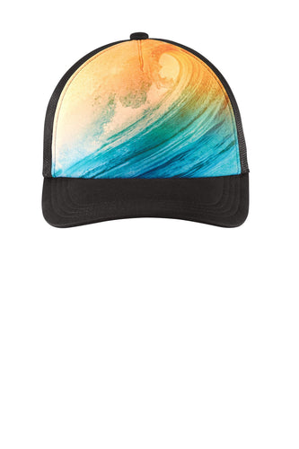 port authority photo real snapback trucker cap c950 wave