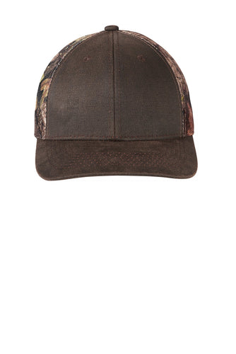 port authority pigment print camouflage mesh back cap c891 mossy oakbreak up country/ brown