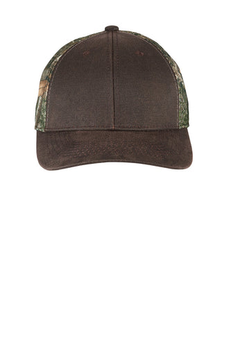 port authority pigment print camouflage mesh back cap c891 realtree edge/brown