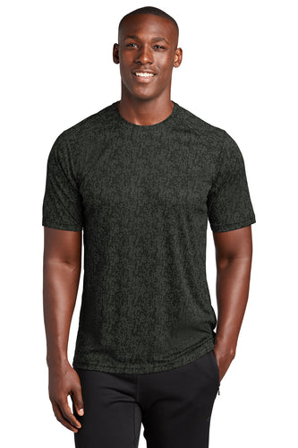 sport-tek digi camo tee st460 black