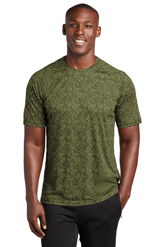 sport-tek digi camo tee st460 olive drabgreen