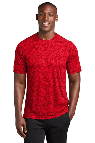 sport-tek digi camo tee st460 true red