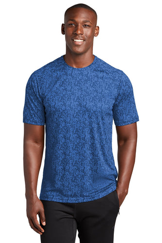 sport-tek digi camo tee st460 true royal
