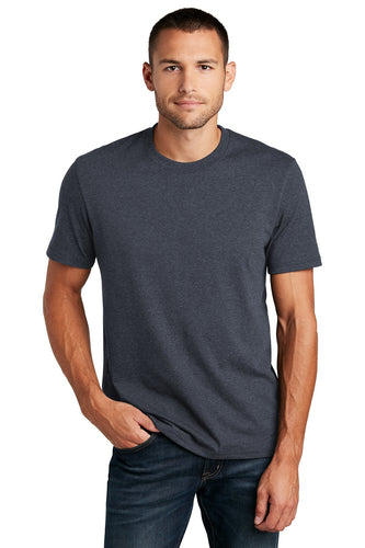 district re-tee dt8000 heathered navy