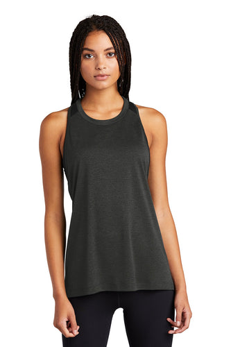 Sport-Tek Ladies Endeavor Tank LST466 Black Heather/ Black