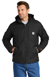 Carhartt Full Swing Cryder Jacket Black CT102207 embroidered jacket custom