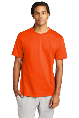 champion heritage jersey tee t425 s orange