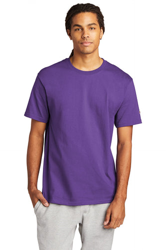 champion heritage jersey tee t425 s purple