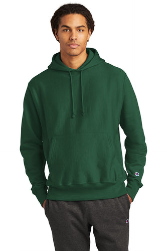 Champion Reverse Weave Hooded Sweatshirt S101 Dark Green