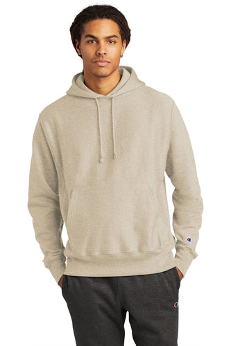 Champion Reverse Weave Hooded Sweatshirt S101 Oatmeal Heather