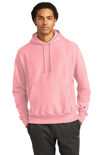 Champion Reverse Weave Hooded Sweatshirt S101 Pink Candy