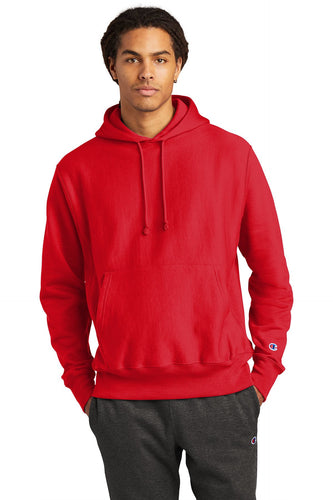 Champion Reverse Weave Hooded Sweatshirt S101 Red