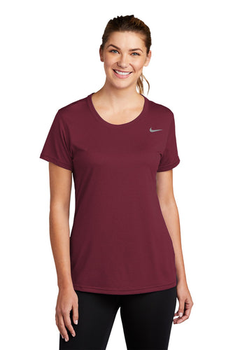nike ladies legend tee cu7599 deep maroon