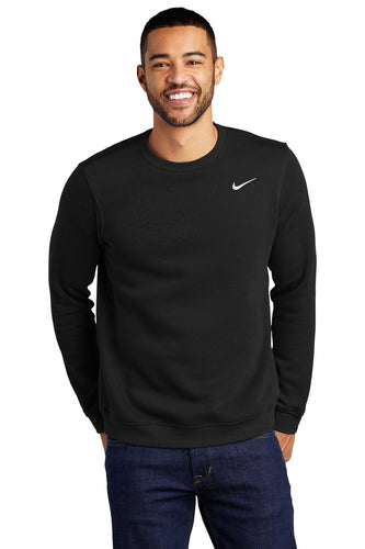 nike black cj1614 custom logo sweatshirts embroidered