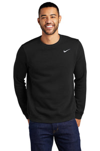nike black cj1614 custom logo sweatshirts embroidered