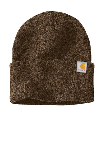 Carhartt Watch Cap 20 Dark Brown/ Sandstone CT104597 carhartt-watch-cap-20-ct104597-dark-brown/-sandstone