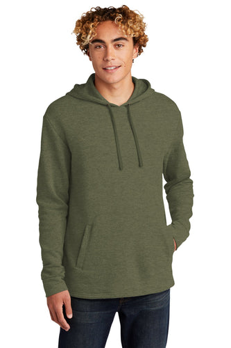 custom embroidered sweatshirts Next Level Heather Military Green NL9300
