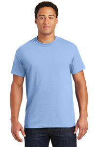 gildan dryblend cotton poly t shirt 8000 light blue