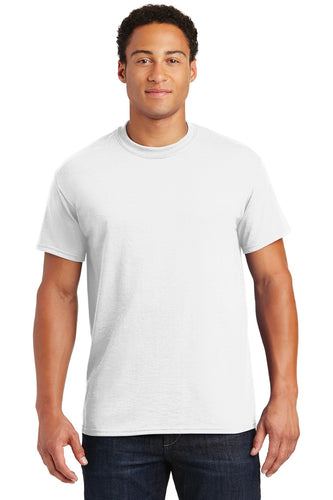 gildan dryblend cotton poly t shirt 8000 white