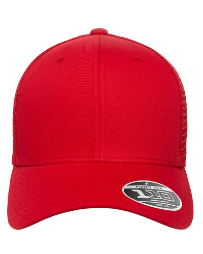 Flexfit Adult 110 Mesh Cap Red