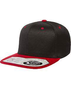 flexfit_110ft_black/ red_company_logo_headwear