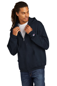 Champion Eco Fleece Full-Zip Hoodie S800 Navy