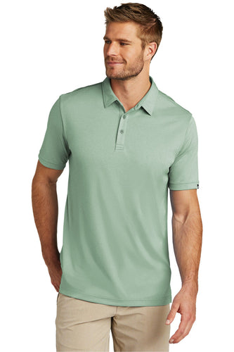custom polo shirts with logo TravisMathew Beryl Green Heather TM1MU410