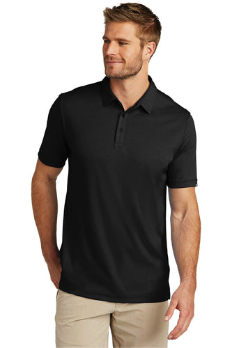 custom logo polo shirts TravisMathew Black TM1MU410