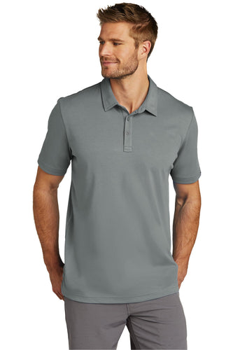 custom polo shirts with logo TravisMathew Quiet Shade Grey TM1MU411