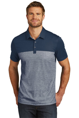 custom logo polo shirts embroidered TravisMathew Blue Nights Blue Nights Heather TM1MU414