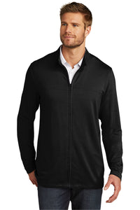 custom logo jackets TravisMathew Black TM1MU420