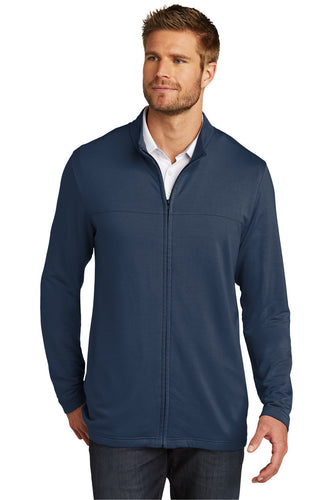 company jackets with logo TravisMathew Blue Nights TM1MU420
