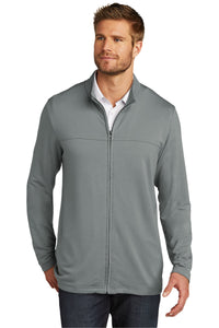 company logo jackets TravisMathew Quiet Shade Grey TM1MU420
