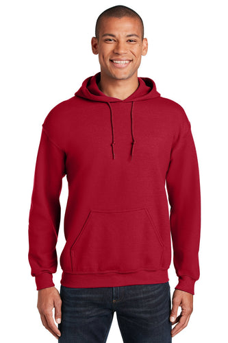 Gildan Cherry Red 18500 business sweatshirts with logo