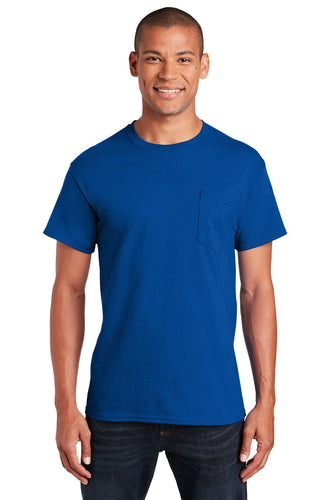 gildan ultra cotton t shirt with pocket 2300 royal