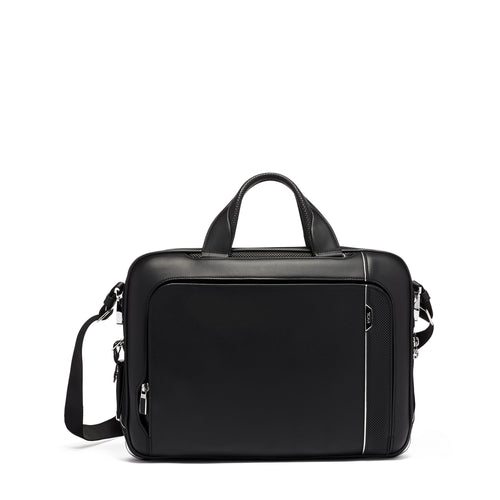Tumi Sadler Brief Leather 1173331041 Black Leather