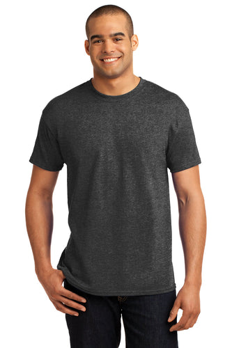 hanes ecosmart 50 50 cotton/poly t shirt 5170 charcoal heather