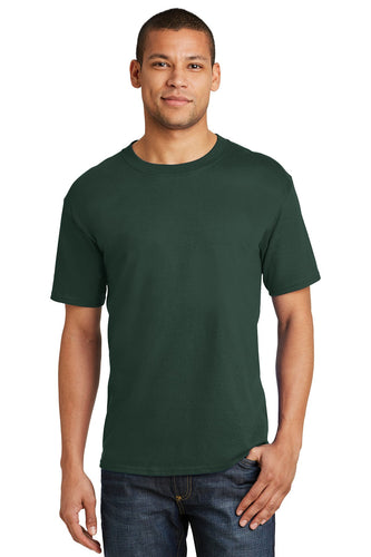 hanes beefy cotton t shirt 5180 deep forest