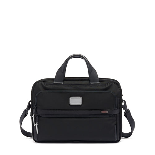 Tumi Triple Compartment Brief 1232281546 Metallic Silver