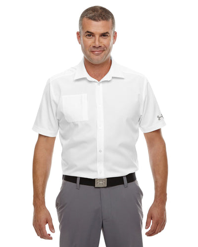 Under Armour WHITE 1259095 custom embroidered shirts