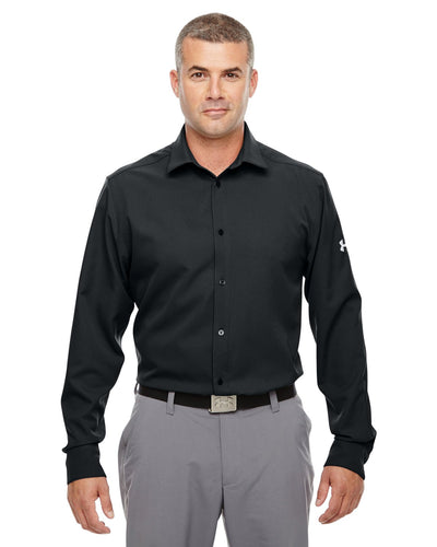 Under Armour BLACK 1259096 work shirts with logo
