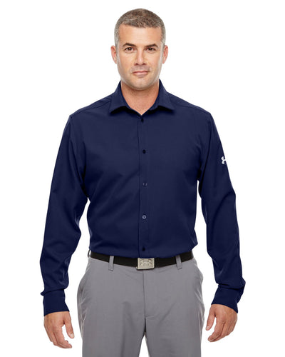 Under Armour MDNIGHT NAVY 1259096 embroidered work shirts