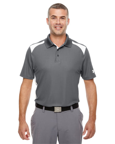 Under Armour Graphite/ White 1283702 custom business polo shirts